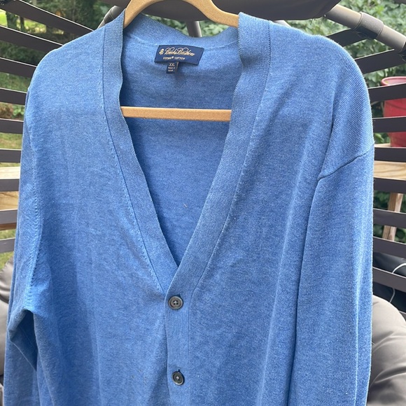 Brooks Brothers Men's Blue Cardigan /Sweater Size XXL - Picture 5 of 10